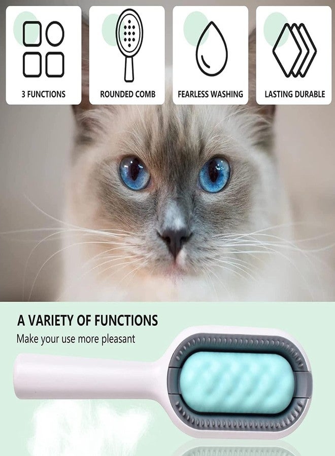 XIBO 3 IN 1 Pet Cleaning Hair Removal Comb Portable Stylish Durable Pet Comb Brush, Hair Brushing Tool For Pet Hair Cleaning And Grooming Gently. - Image 4